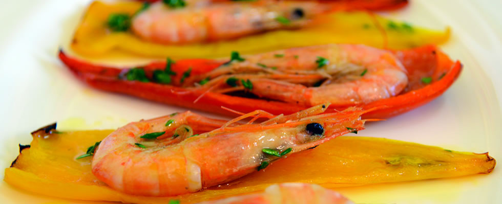 Pfannengebratene Riesengarnelen in Cornelio